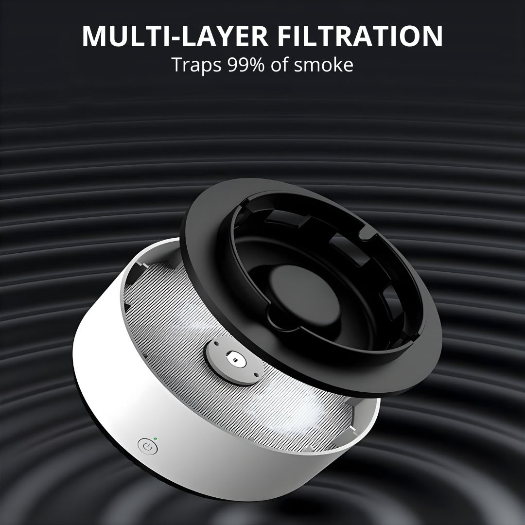PureSmoke™ Electronic Ashtray & Smart Air Purifier